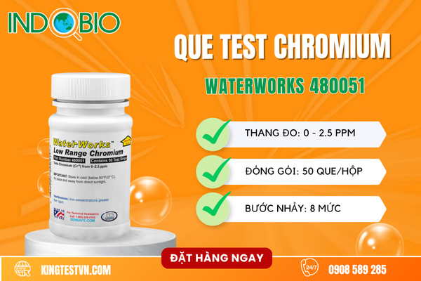 Vì sao nên chọn que test chromium WaterWorks 480051 ?